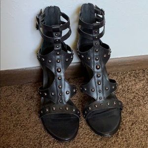 Gianni Bini Black studded Sandals